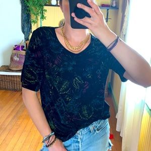 SOLD Vintage slinky t shirt blouse